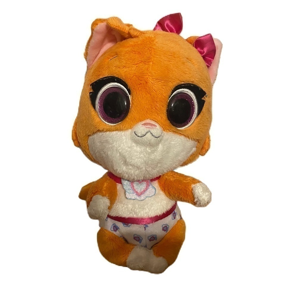 Disney Tots Mia Kitten Plush Cuddle Wrap Stuffed Animal Kids Toy